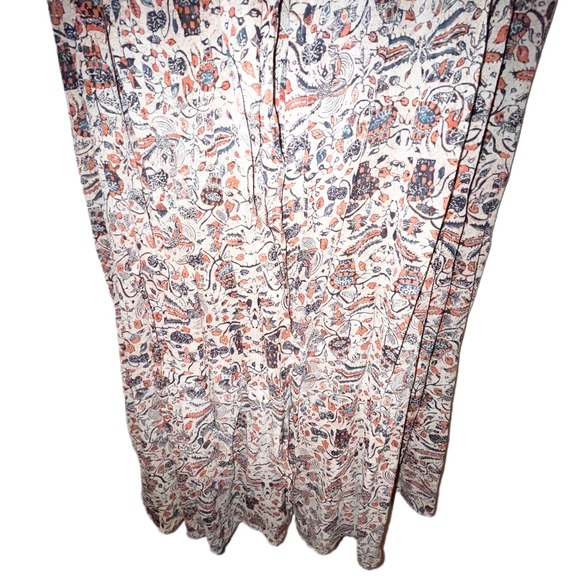 ISABEL MARANT • 100% Silk Floral Tunic w/ Ribbon Straps • Size 2 - Picture 12 of 13